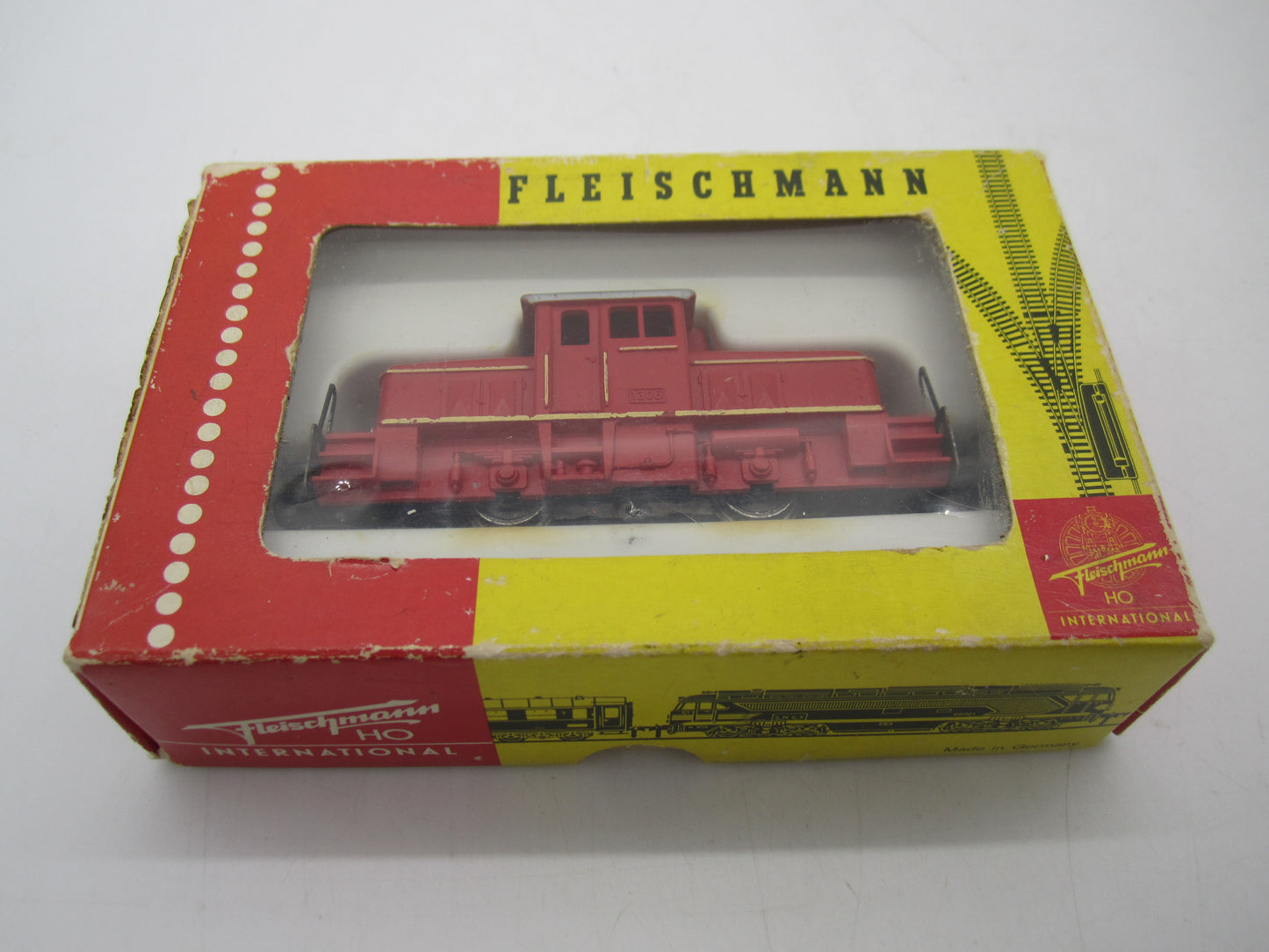 Fleischmann H0 - 1306 - Dieselloc, V42 rood