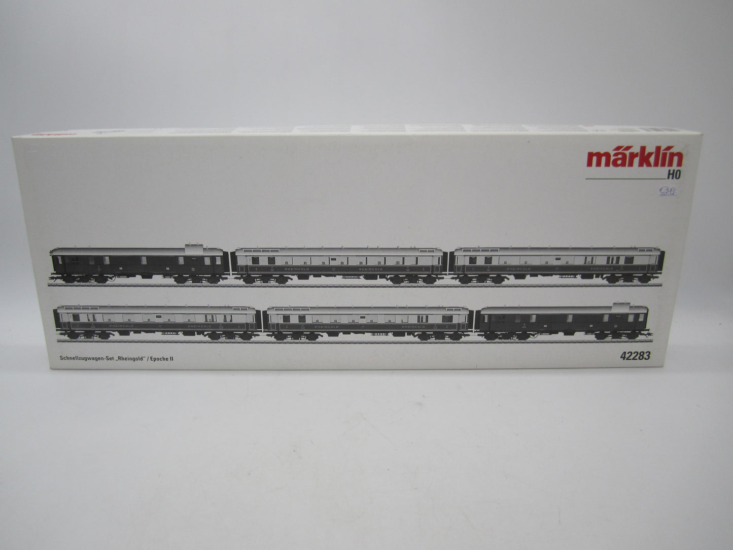 Märklin H0 - 42283 - 6-delige wagenset Rheingold van de DRG, met verlichting