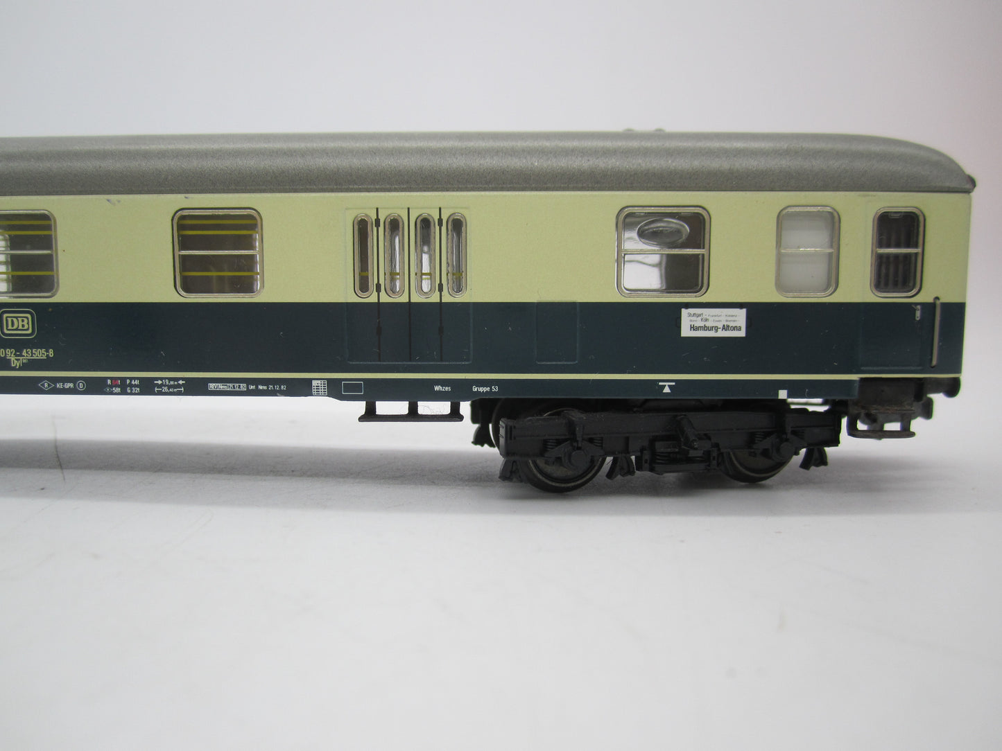 Märklin H0 - 4044 - Bagagerijtuig van de DB, met verlichting