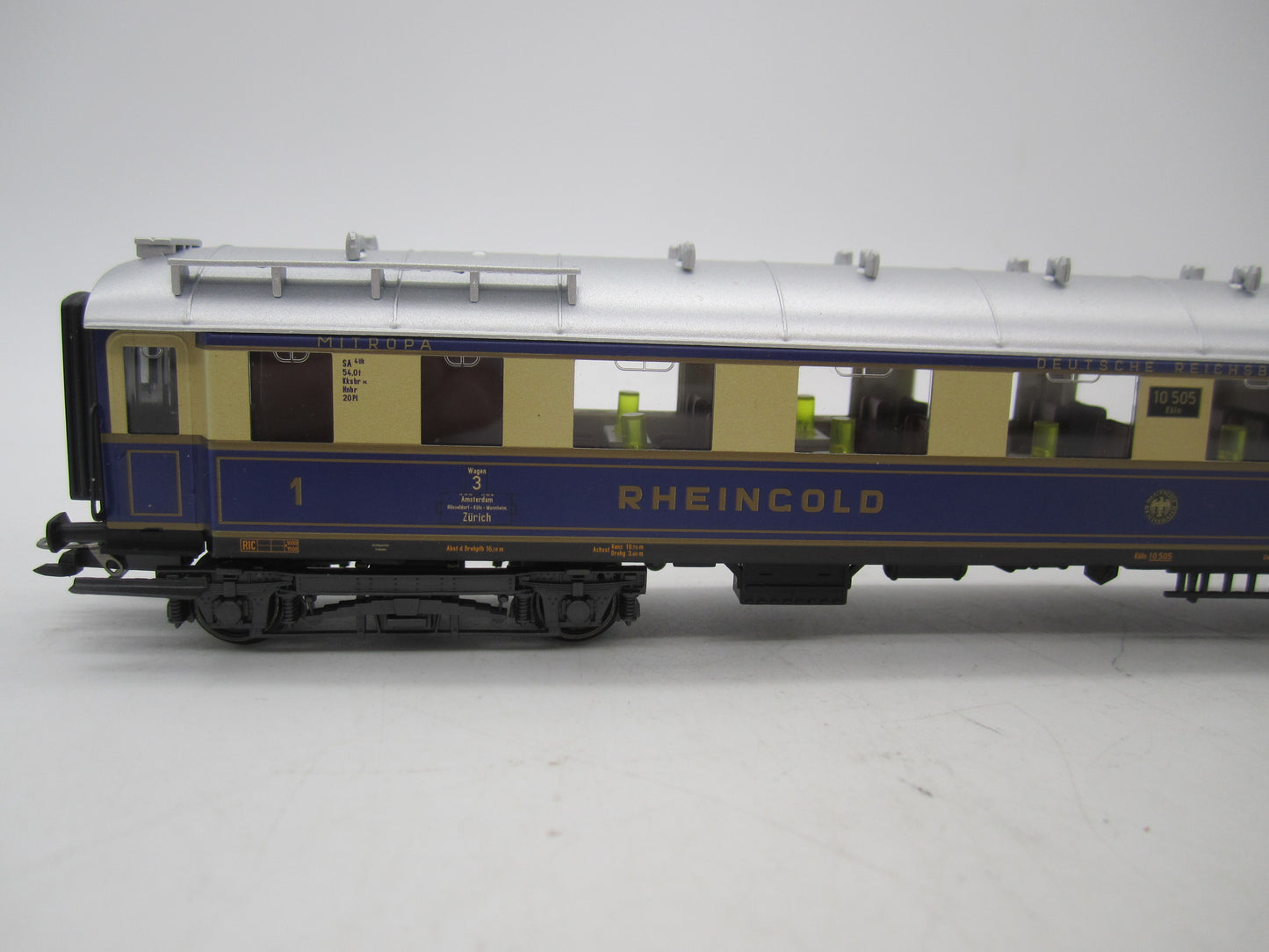 Märklin H0 - 42283 - 6-delige wagenset Rheingold van de DRG, met verlichting