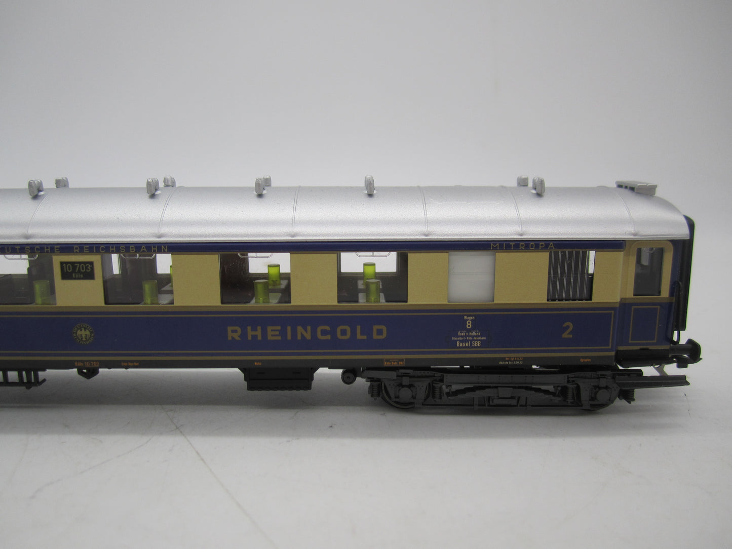 Märklin H0 - 42283 - 6-delige wagenset Rheingold van de DRG, met verlichting