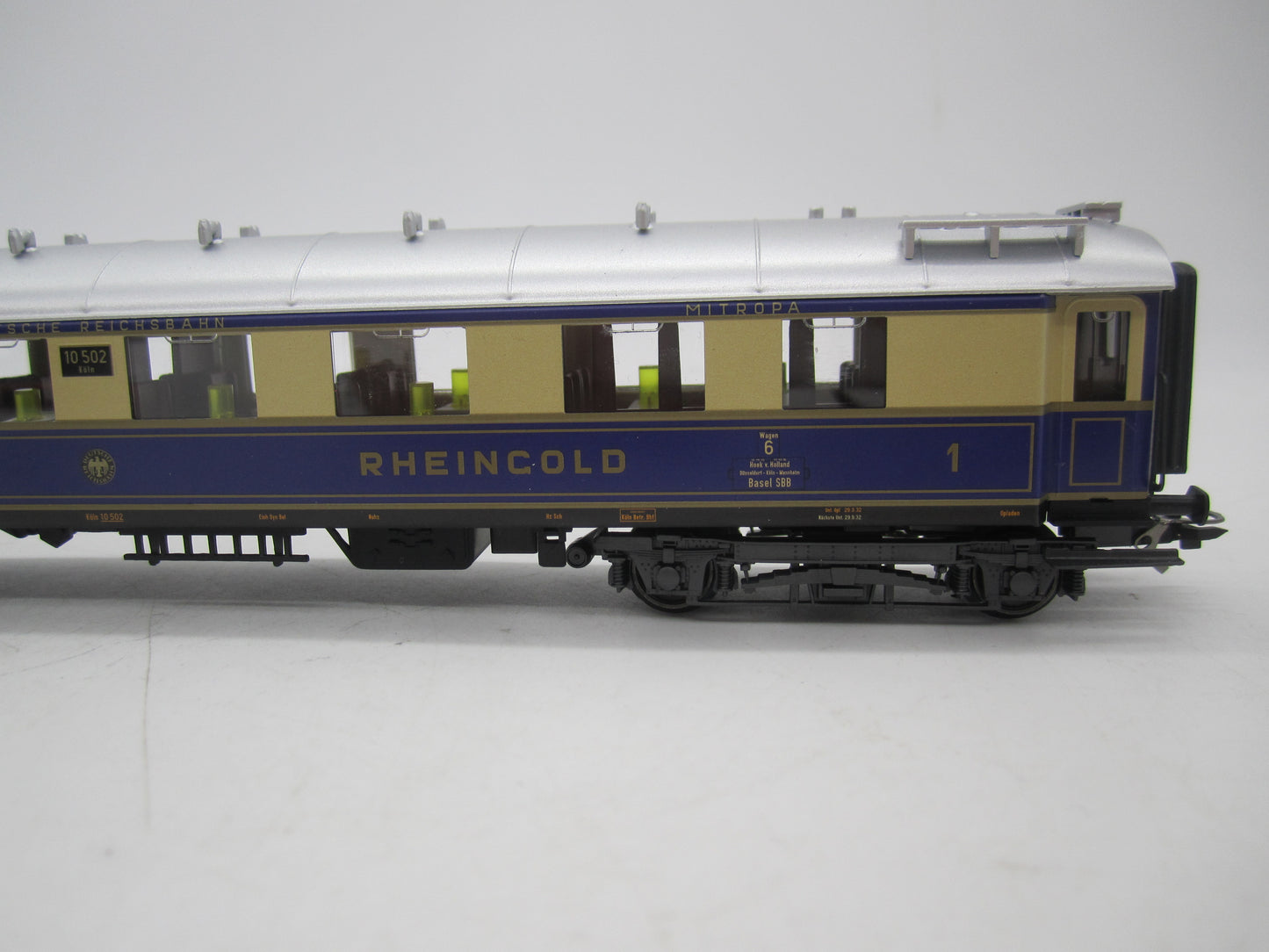 Märklin H0 - 42283 - 6-delige wagenset Rheingold van de DRG, met verlichting