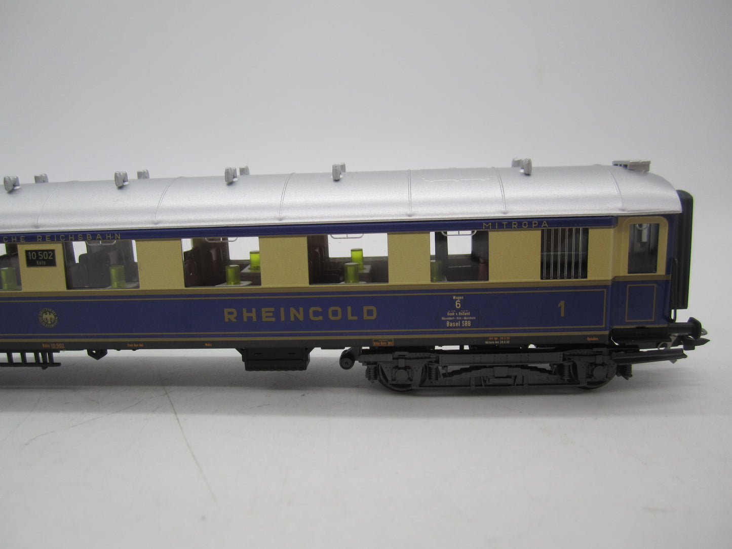Märklin H0 - 42283 - 6-delige wagenset Rheingold van de DRG, met verlichting