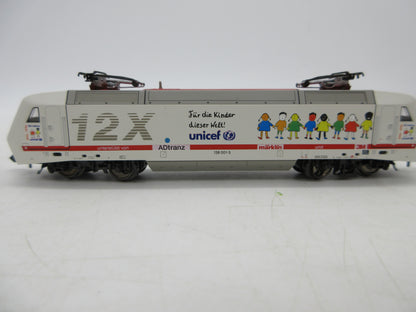 Fleischmann Piccolo N - 967312 - E-loc, BR 128 "Unicef" van de DB