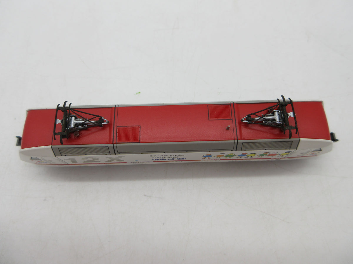 Fleischmann Piccolo N - 967312 - E-loc, BR 128 "Unicef" van de DB