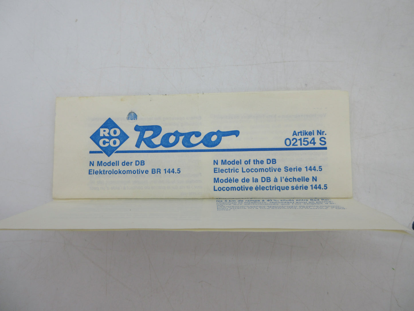 Roco N - 2154 - E-loc, BR 144 van de DB