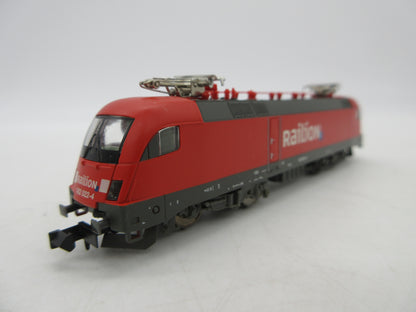 Minitrix N - 12766 - E-loc, BR 182 "Railion" van de DB - Digitaal voorbereid