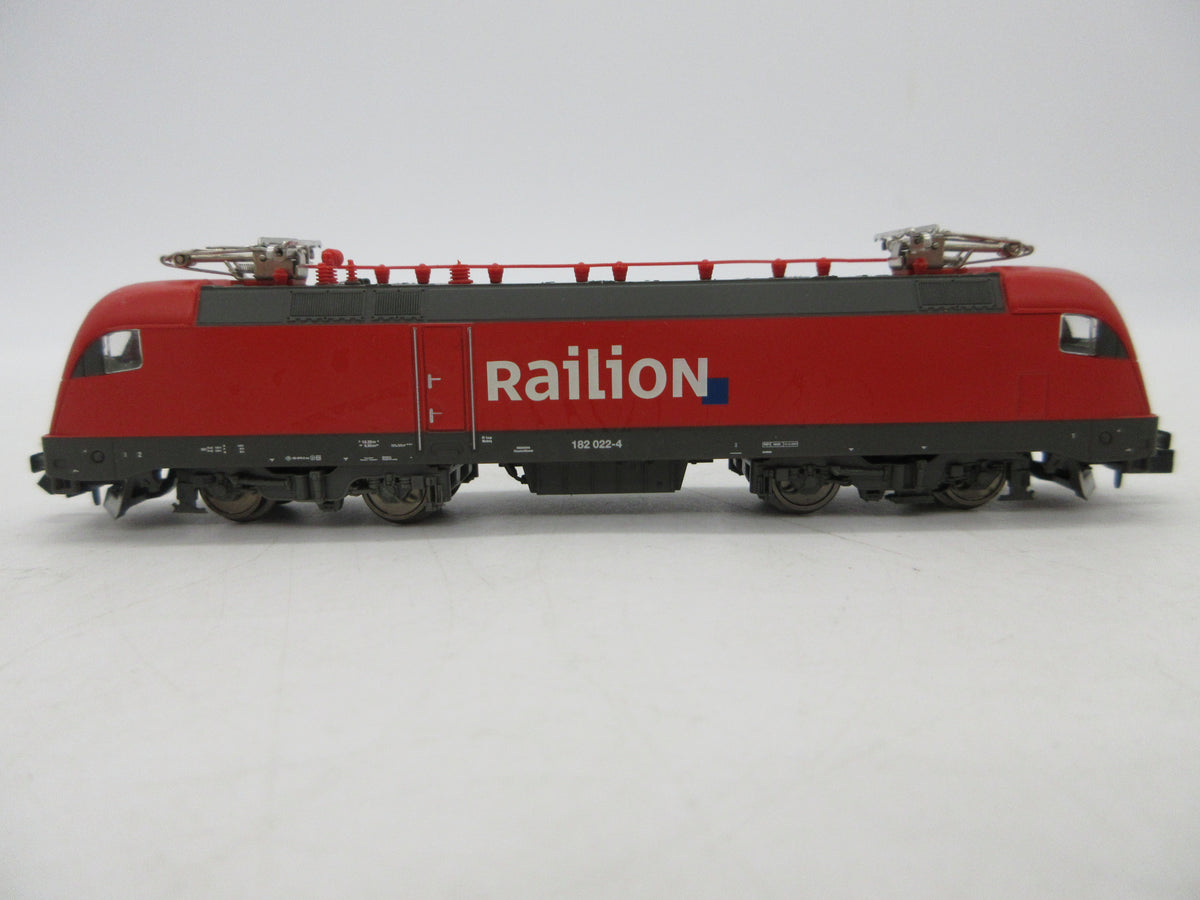 Minitrix N - 12766 - E-loc, BR 182 "Railion" van de DB - Digitaal voorbereid