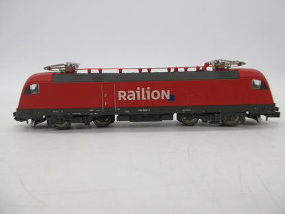 Minitrix N - 12766 - E-loc, BR 182 "Railion" van de DB - Digitaal voorbereid
