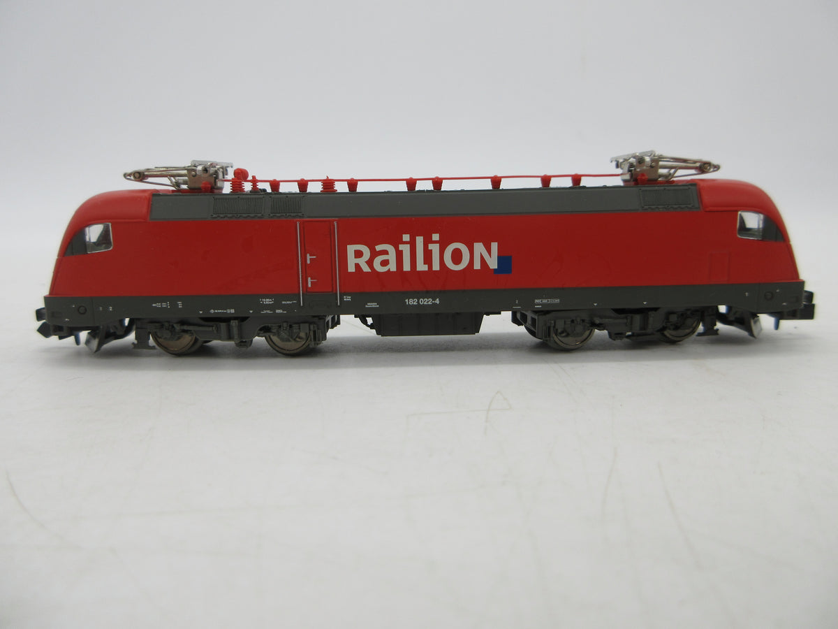 Minitrix N - 12766 - E-loc, BR 182 "Railion" van de DB - Digitaal voorbereid