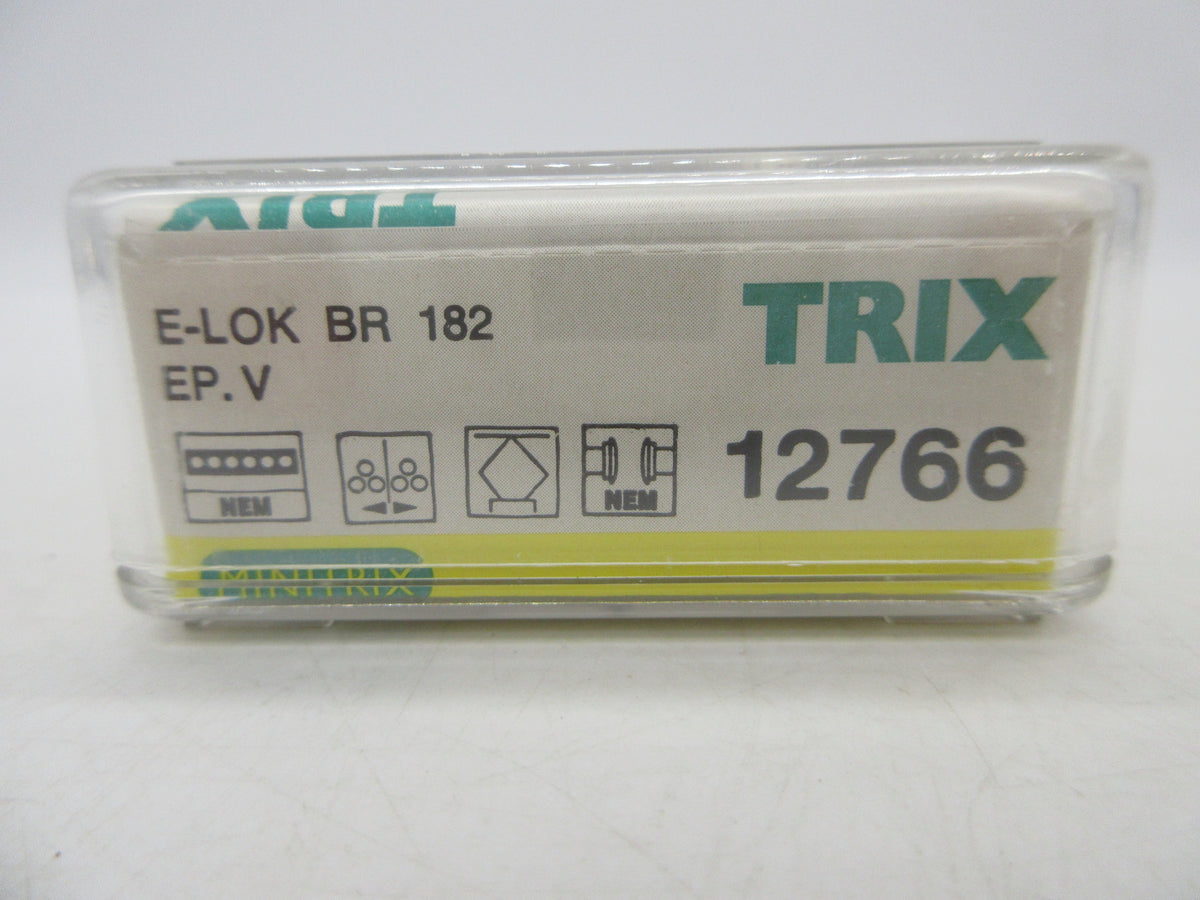Minitrix N - 12766 - E-loc, BR 182 "Railion" van de DB - Digitaal voorbereid