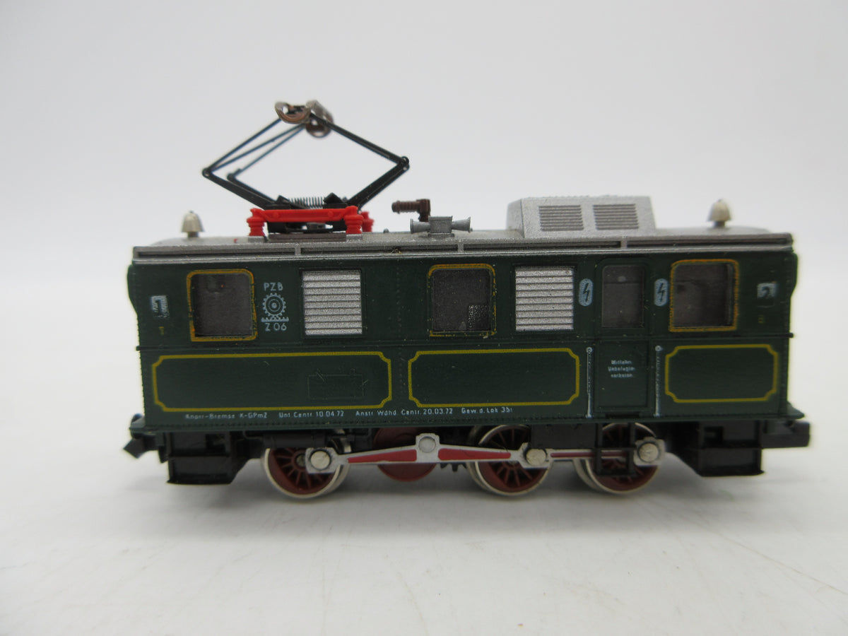 Fleischmann Piccolo N - 7306 - E-loc, tandradloc Z06 van de PZB - Analoog