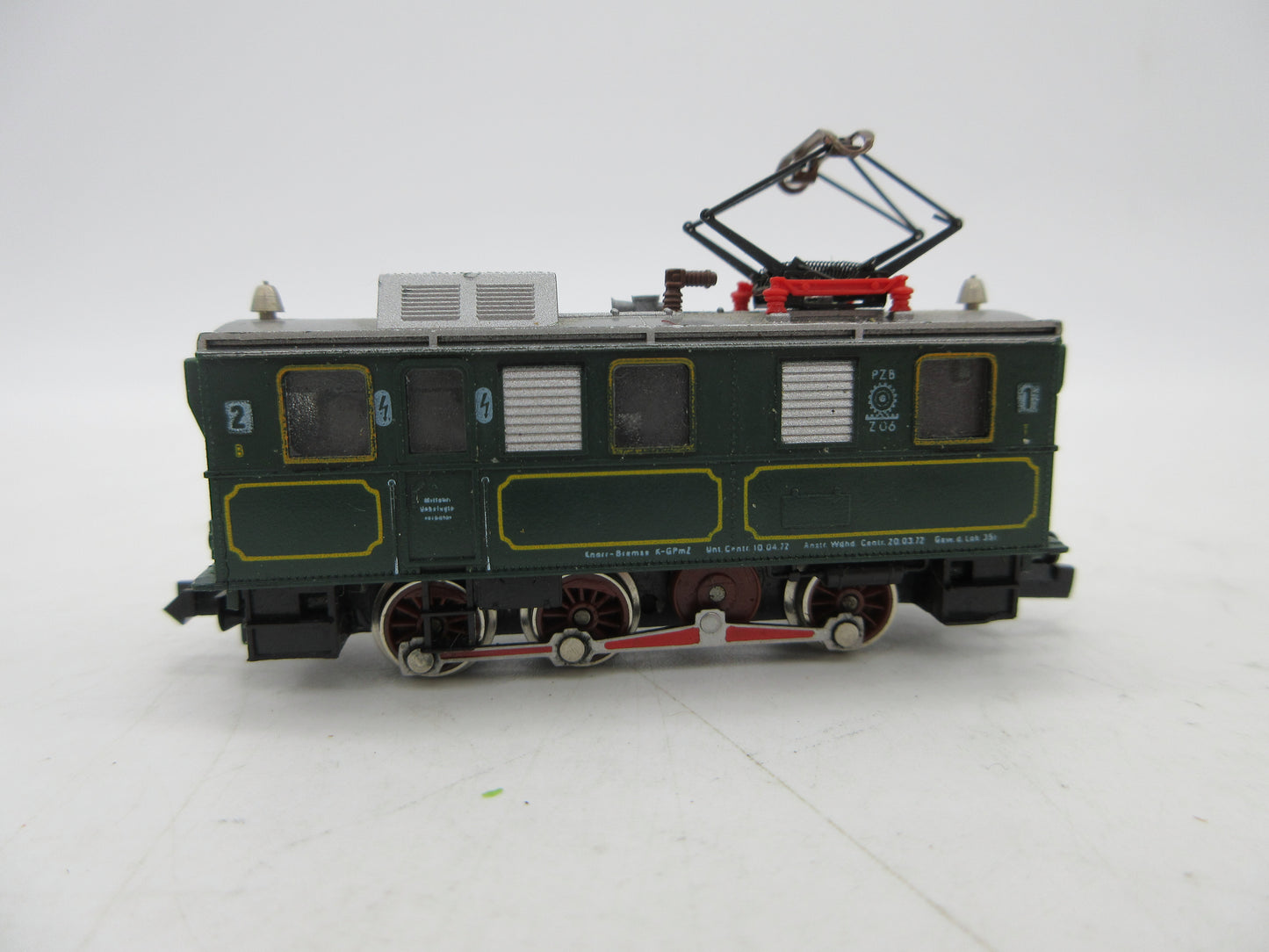 Fleischmann Piccolo N - 7306 - E-loc, tandradloc Z06 van de PZB - Analoog