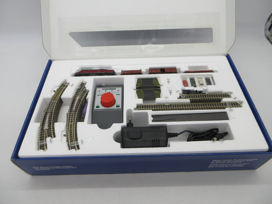 Fleischmann Piccolo N - 8 9396 - Digitale startset met V160, wagens, profi rail ovaal en trafo