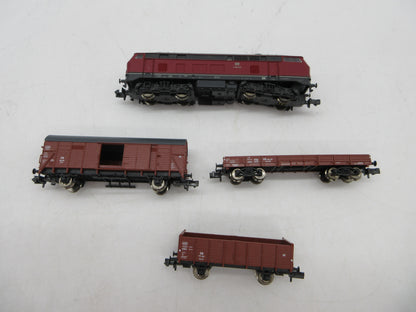 Fleischmann Piccolo N - 8 9396 - Digitale startset met V160, wagens, profi rail ovaal en trafo