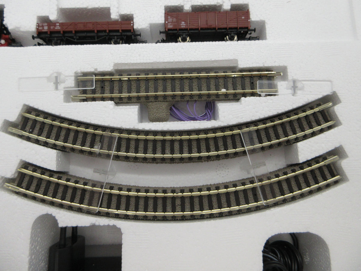 Fleischmann Piccolo N - 8 9332 - Digitale startset met BR 80, wagens, profi rail ovaal en trafo