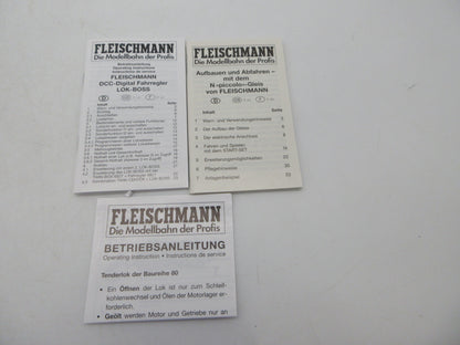 Fleischmann Piccolo N - 8 9332 - Digitale startset met BR 80, wagens, profi rail ovaal en trafo