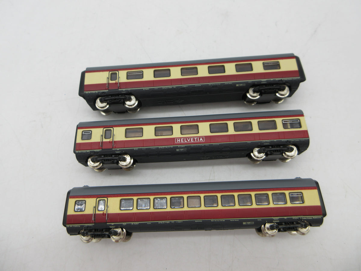 Roco N - 02168 A - 3-delige uitbreidingsset VT 11.5 TEE van de DB, met verlichting