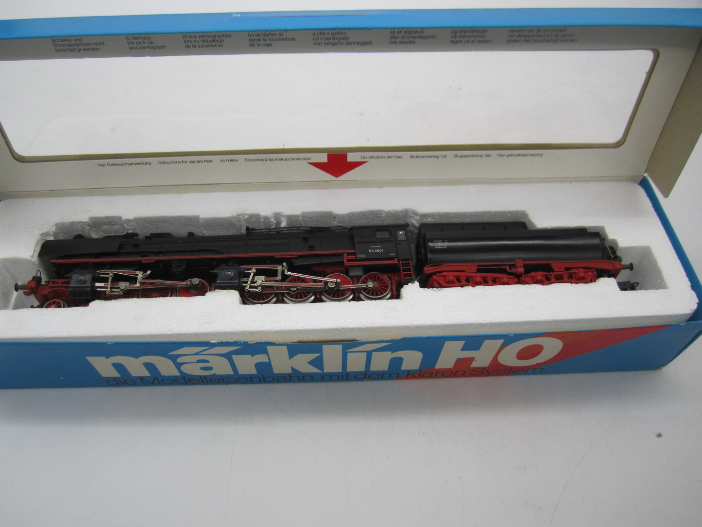 Märklin H0 - 3102 - Stoomloc met tender, BR 53 "Mallet" van de DB, digitaal