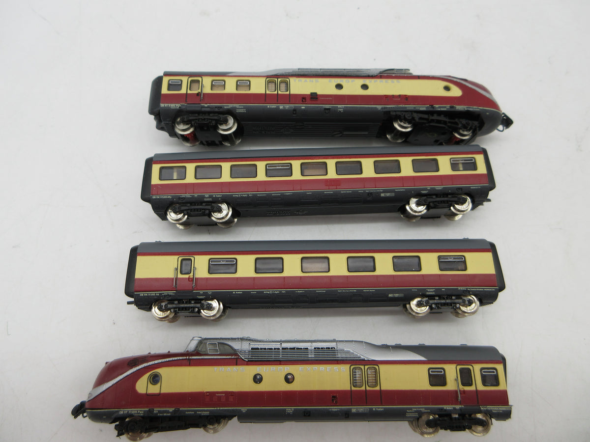 Roco N - 02167 A - 4-delige treinset VR 11.5 TEE van de DB - Met verlichting