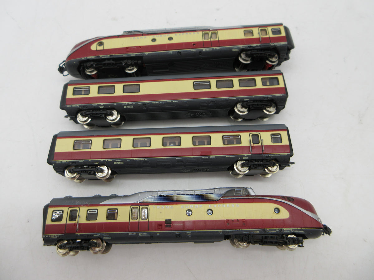 Roco N - 02167 A - 4-delige treinset VR 11.5 TEE van de DB - Met verlichting