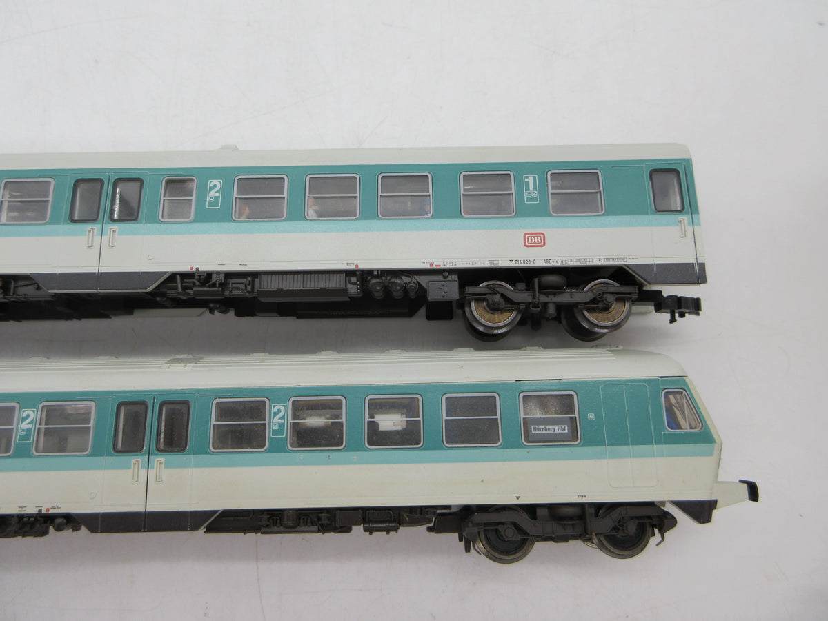 Fleischmann H0 - 4438 - 2-delig treinstel, BR 614 van de DB - Digitaal