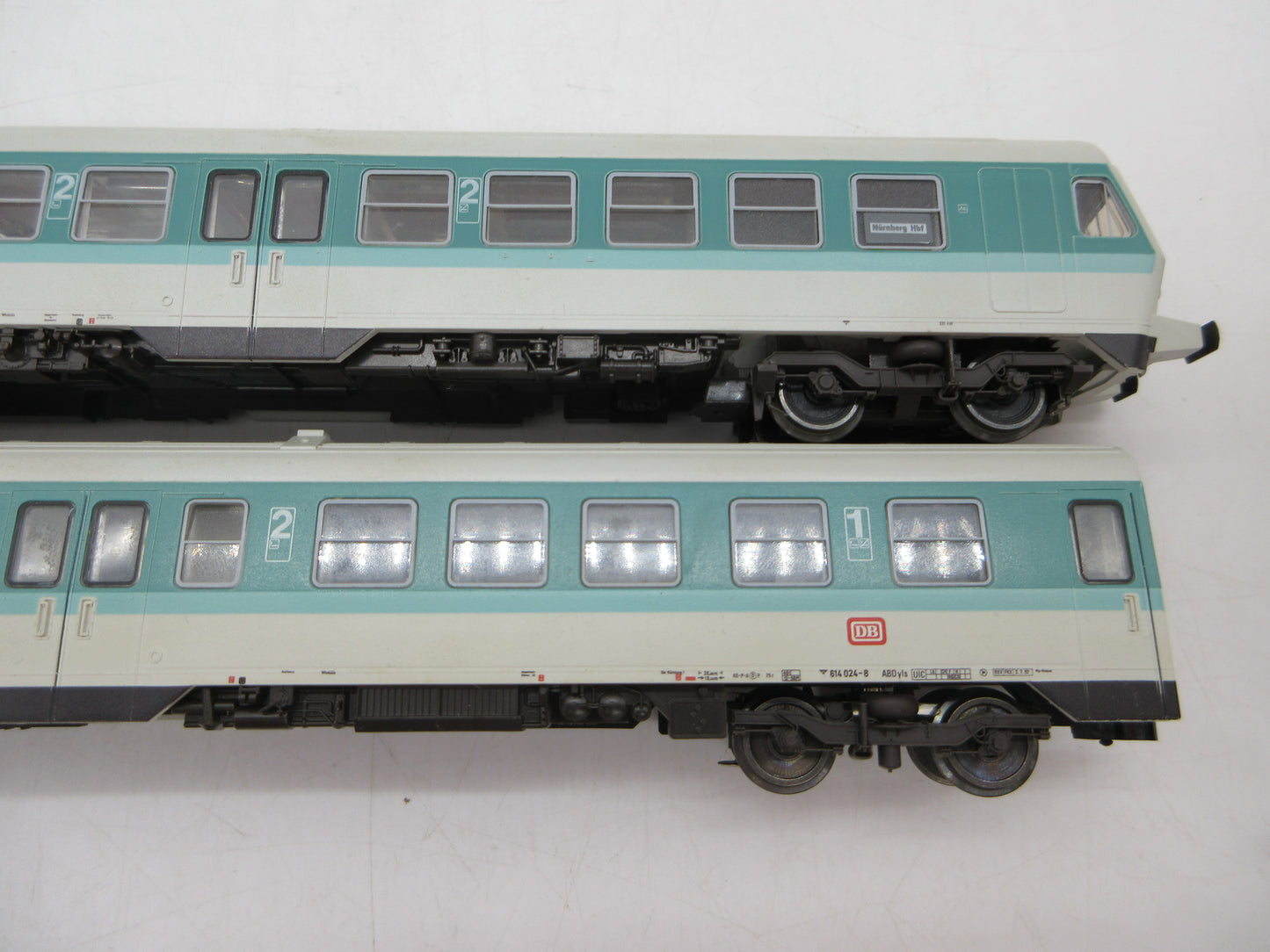Fleischmann H0 - 4438 - 2-delig treinstel, BR 614 van de DB - Digitaal
