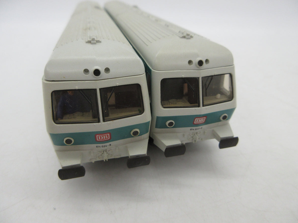 Fleischmann H0 - 4438 - 2-delig treinstel, BR 614 van de DB - Digitaal