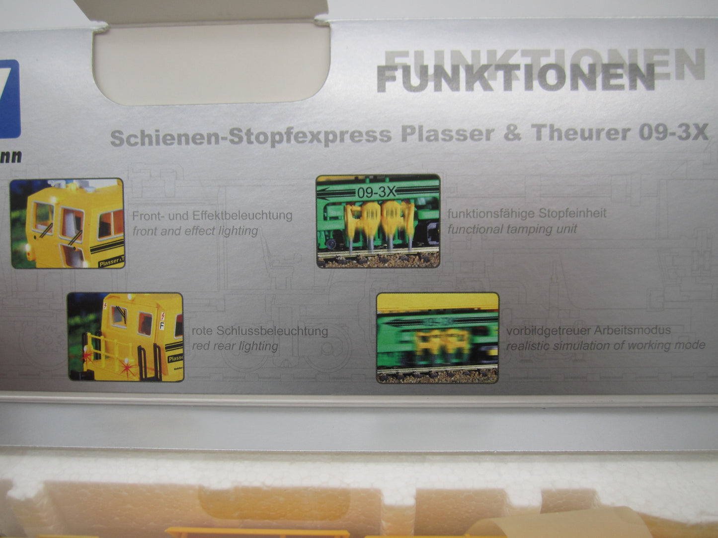 Viessmann H0 - 26091 - Rail-Stopmachine "Plasser & Theurer" - Digitaal/Sound