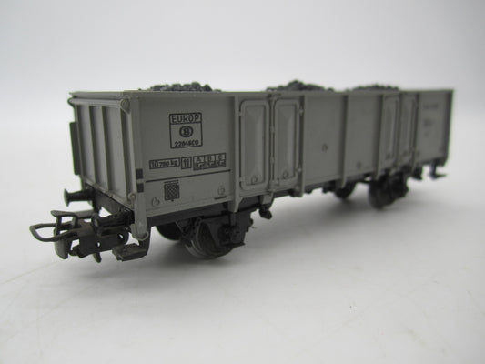 Märklin H0 - Hogeboordwagen, met lading van de NMBS