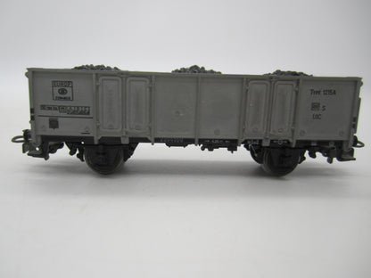 Märklin H0 - Hogeboordwagen, met lading van de NMBS
