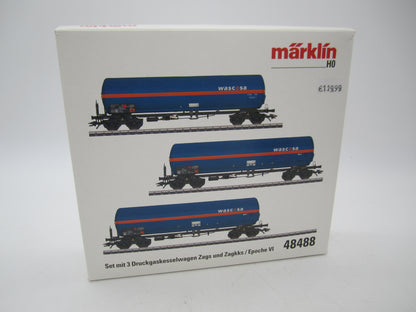 Märklin H0 - 48488 - 3-delige drukgasketelwagen set "Wascosa"