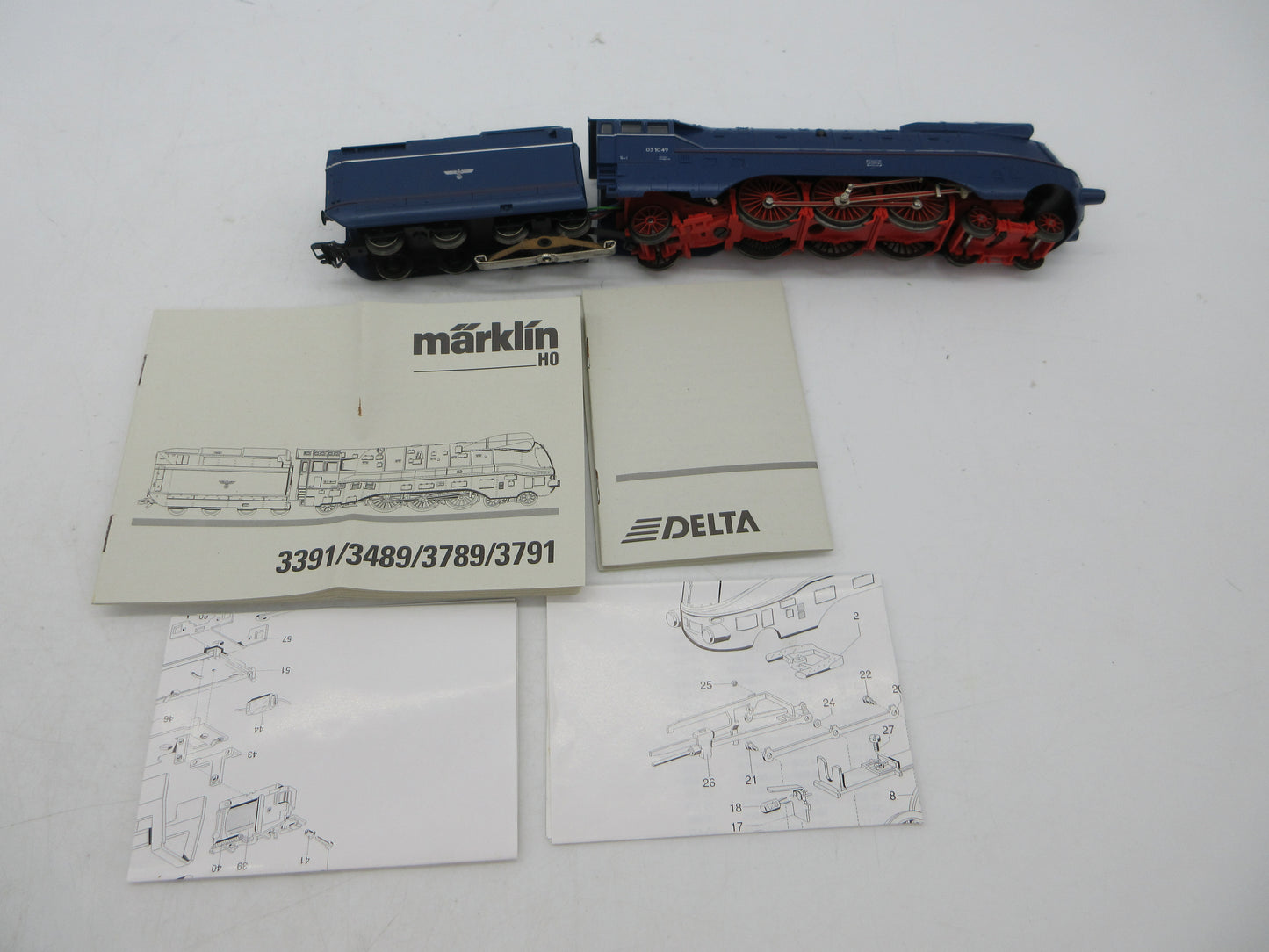 Märklin H0 - 3489 - Stoomloc met tender, BR 03.10 van de DRB - Delta