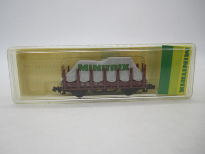 Minitrix N - 51 3266 00 - Rongenwagen met huif van de DB