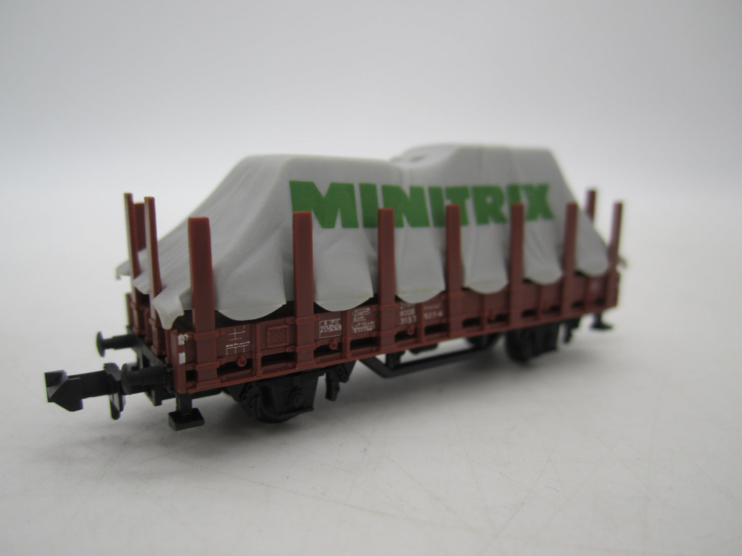 Minitrix N - 51 3266 00 - Rongenwagen met huif van de DB