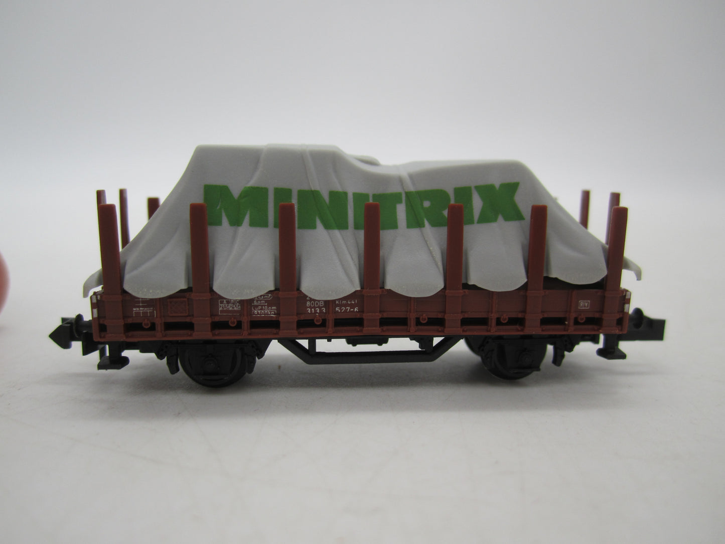 Minitrix N - 51 3266 00 - Rongenwagen met huif van de DB
