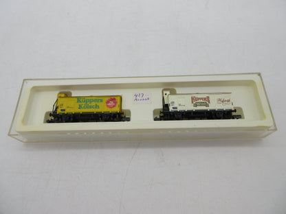 Arnold N - 4284 - 2-delige set goederenwagens "Küppers Kölsch" van de DB