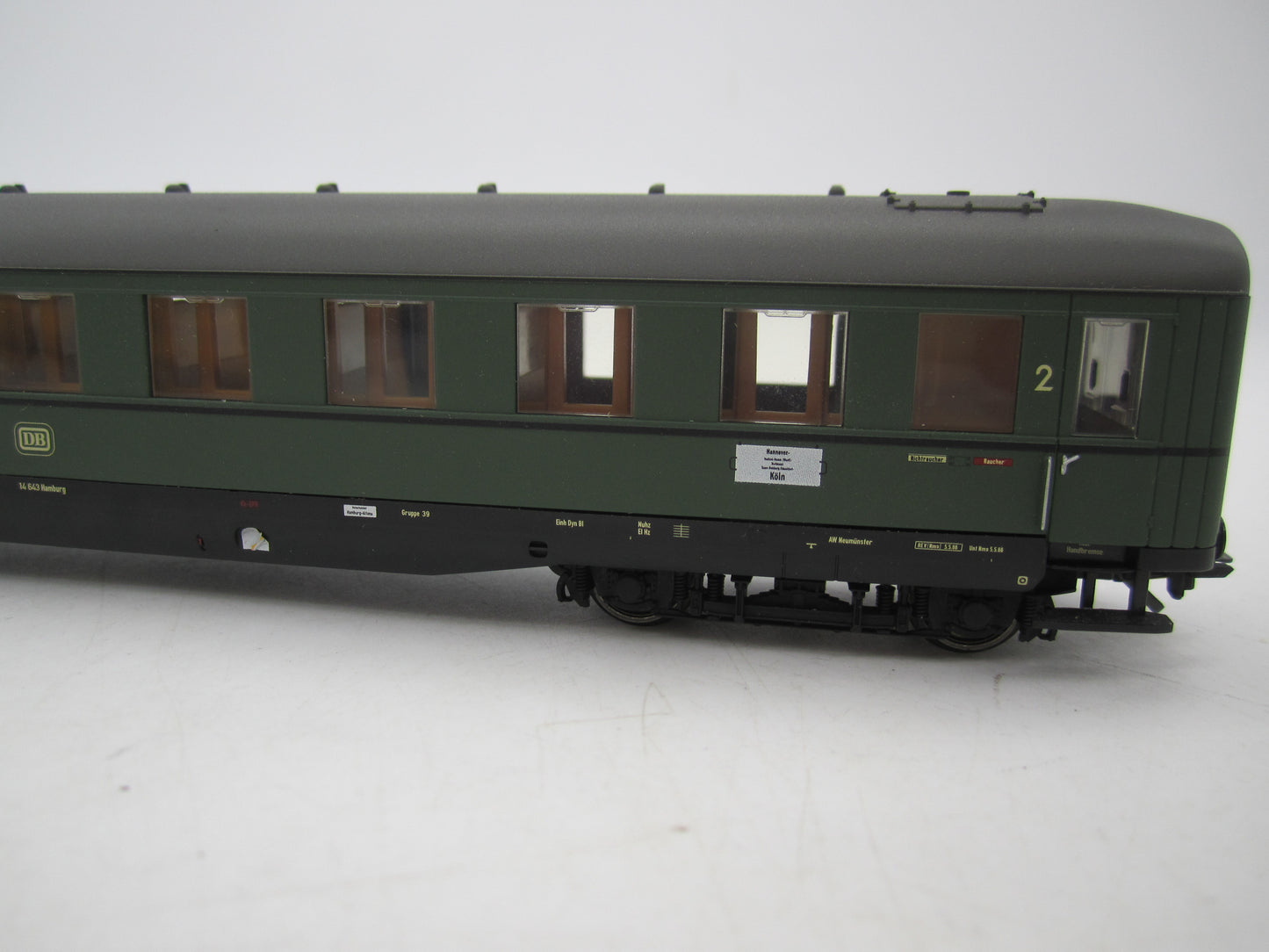 Märklin H0 - 43279 - 4-delige set personenrijtuigen van de DB, met interieurverlichting