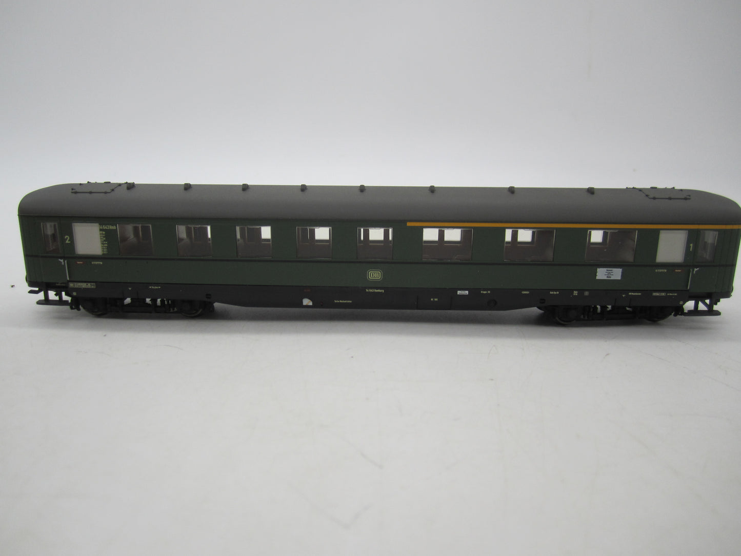 Märklin H0 - 43279 - 4-delige set personenrijtuigen van de DB, met interieurverlichting