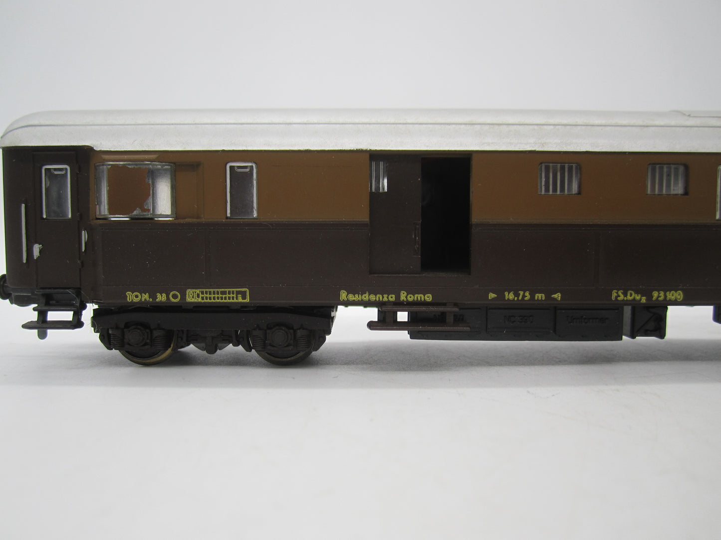 Fleischmann H0 - 1446 - Personenwagen "Postwagen" van de FS, met verlichting