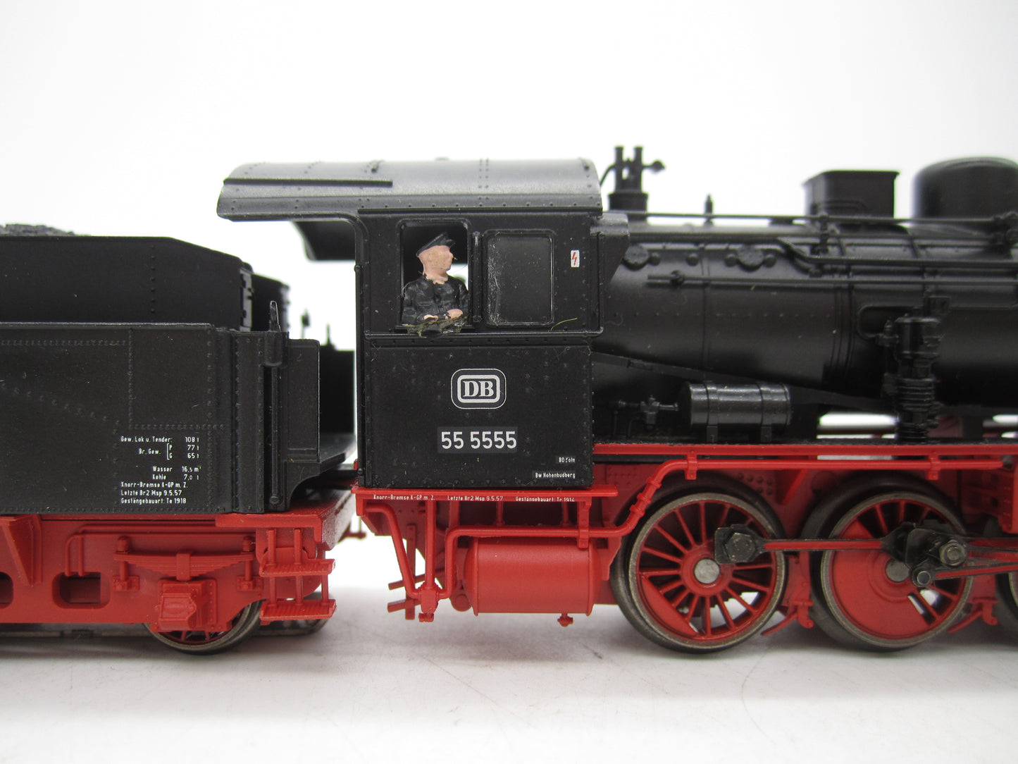 Märklin H0 - 37550 - Stoomloc met tender, BR 55 van de DB - Digitaal