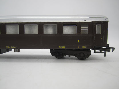 Fleischmann H0 - 1445 - Personenwagen 1e klas van de FS, met verlichting, ongelakte banen