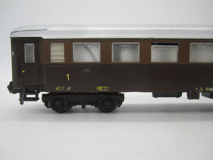 Fleischmann H0 - 1445 - Personenwagen 1e klas van de FS, met verlichting, ongelakte banen