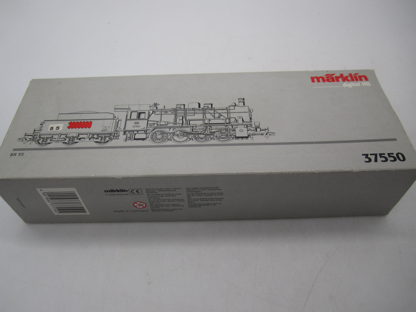 Märklin H0 - 37550 - Stoomloc met tender, BR 55 van de DB - Digitaal
