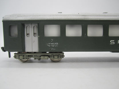Fleischmann H0 - 1416 - Personenwagen 2e klas van de SBB-CFF, met verlichting