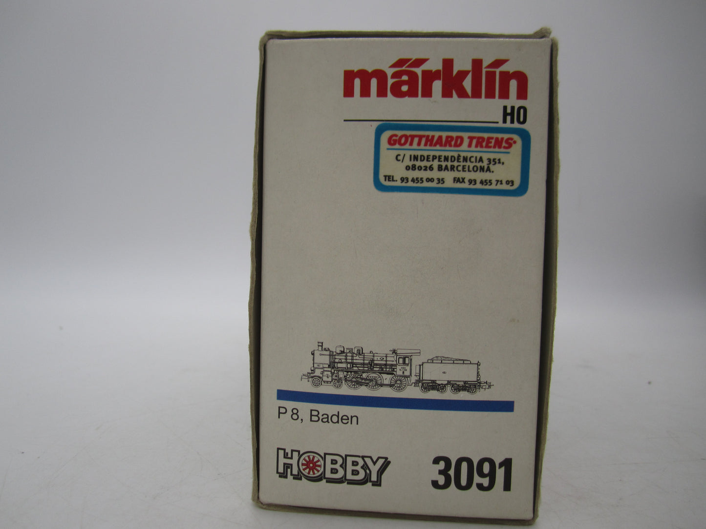 Märklin H0 - 3091 - Stoomloc met tender, P8, Baden - Digitaal