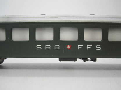 Fleischmann H0 - 1416 - Personenwagen 2e klas van de SBB-CFF, met verlichting