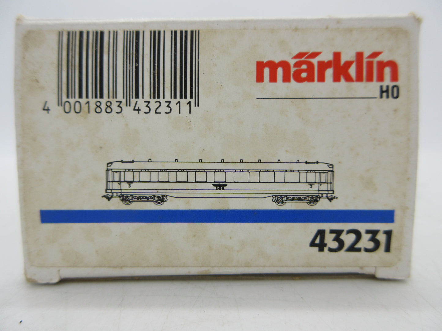 Märklin H0 - 43231 -  Personenrijtuig 1e/2e/3e klas van de DRB, met verlichting en figuren