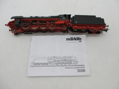 Märklin H0 - 39390 - Stoomloc met tender, BR 39 van de DB - MFX/Sound
