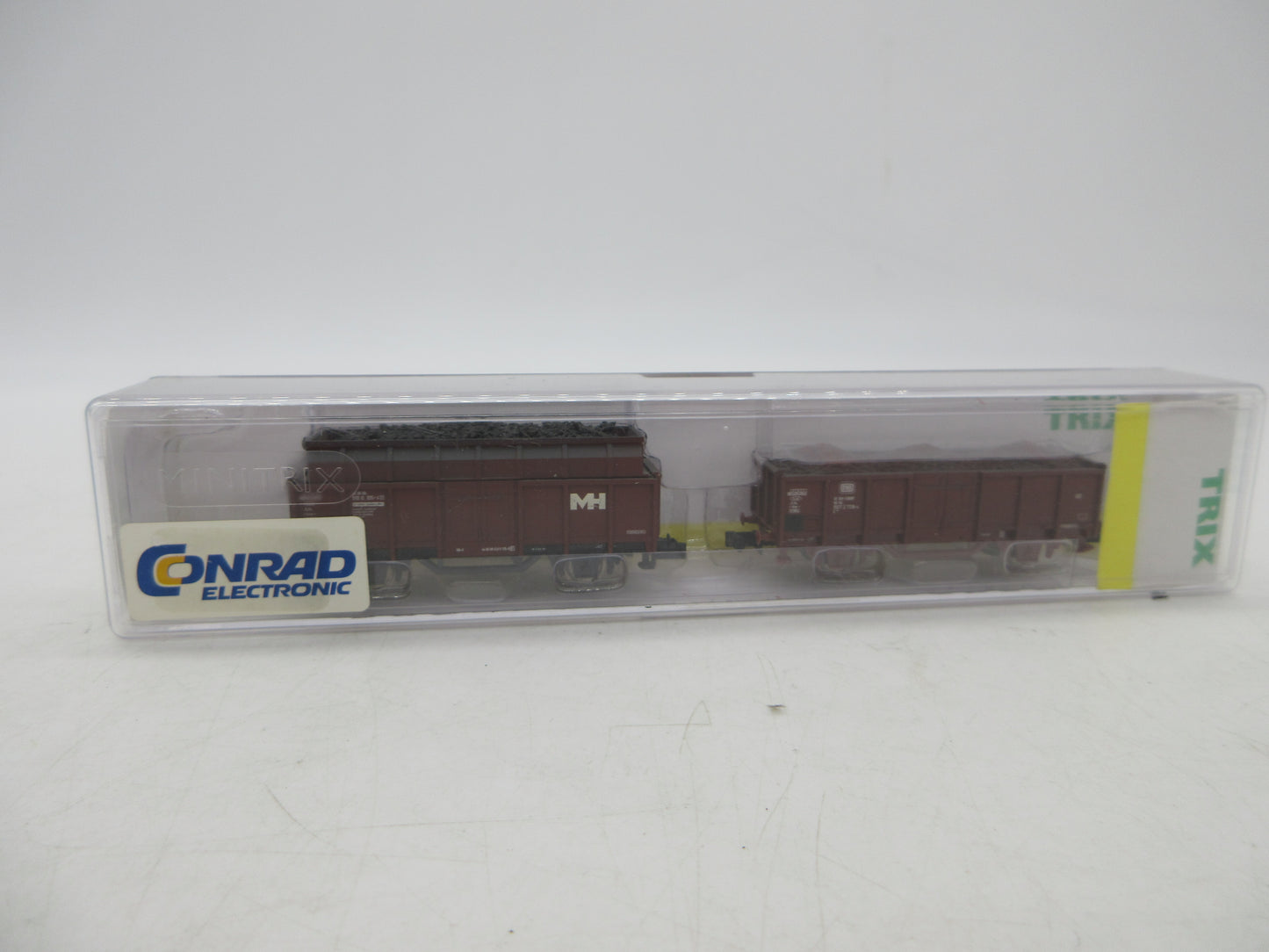 Minitrix N - 15260 - 2-delige wagenset kolentransport van de DB